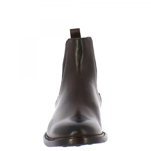 Classic men's handmade ankle boots in brown leather in just €232.99