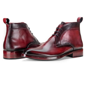 Chukka Boots- Wine Red in just €200.99
