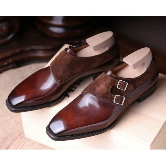 Baby Doe Mr Monk Brown Formal Shoes