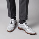 Wingtip Brogue Oxford- White