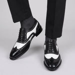 Spectator Wingtip Oxford - Black & White