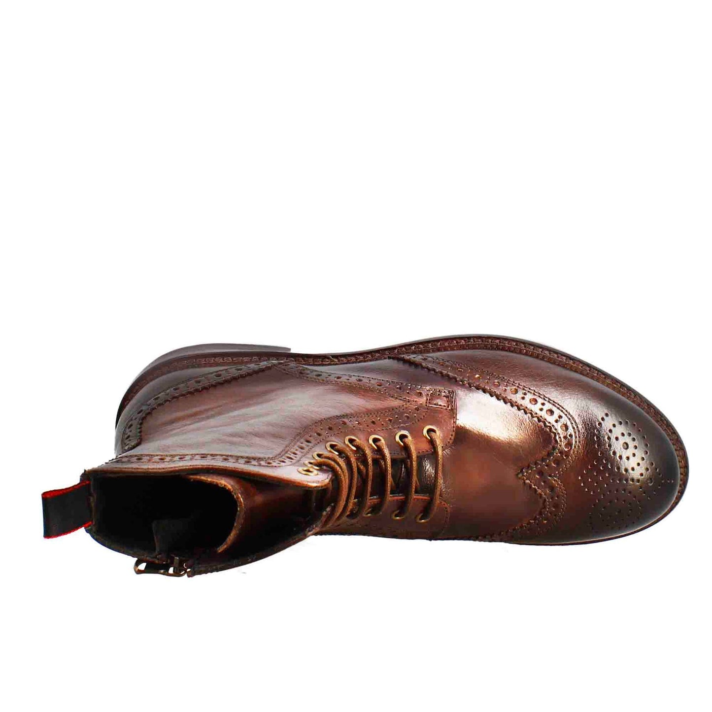 Candy amphibians for men in bronzed washed leather