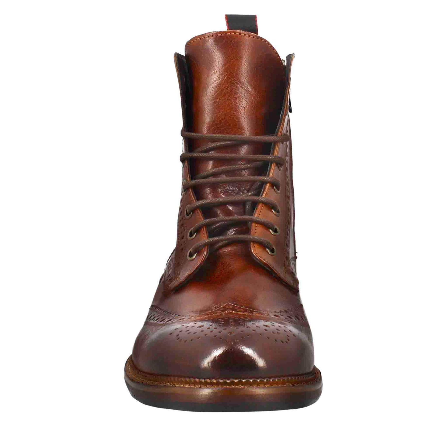 Candy amphibiens pour homme en cuir lavé de couleur beige foncé