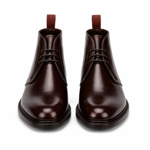 Bordeaux Leather Chukka Boots