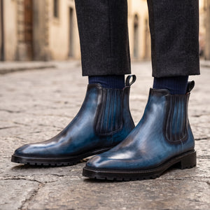 Chelsea Boots- Navy in just €205.00