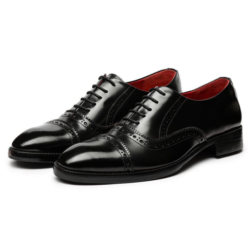 Classic Captoe Oxford - Black in just £190.99