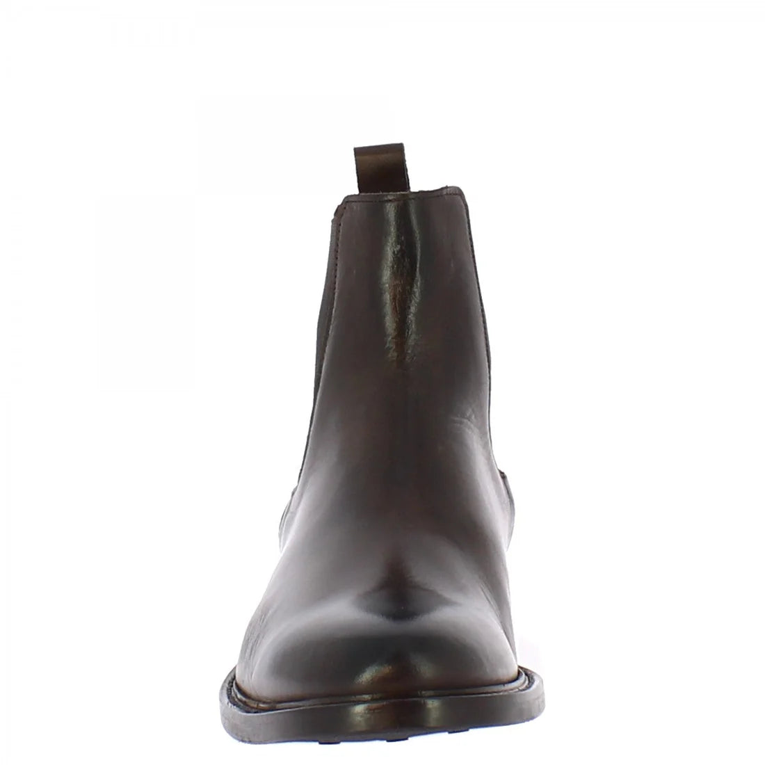 Classic men's handmade ankle boots in brown leather in just €232.99