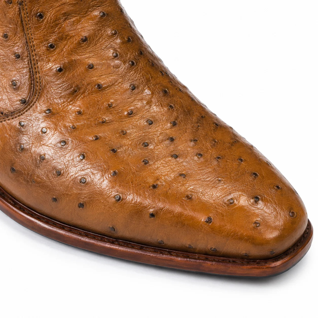 Ostrich Quill Chelsea Boot
