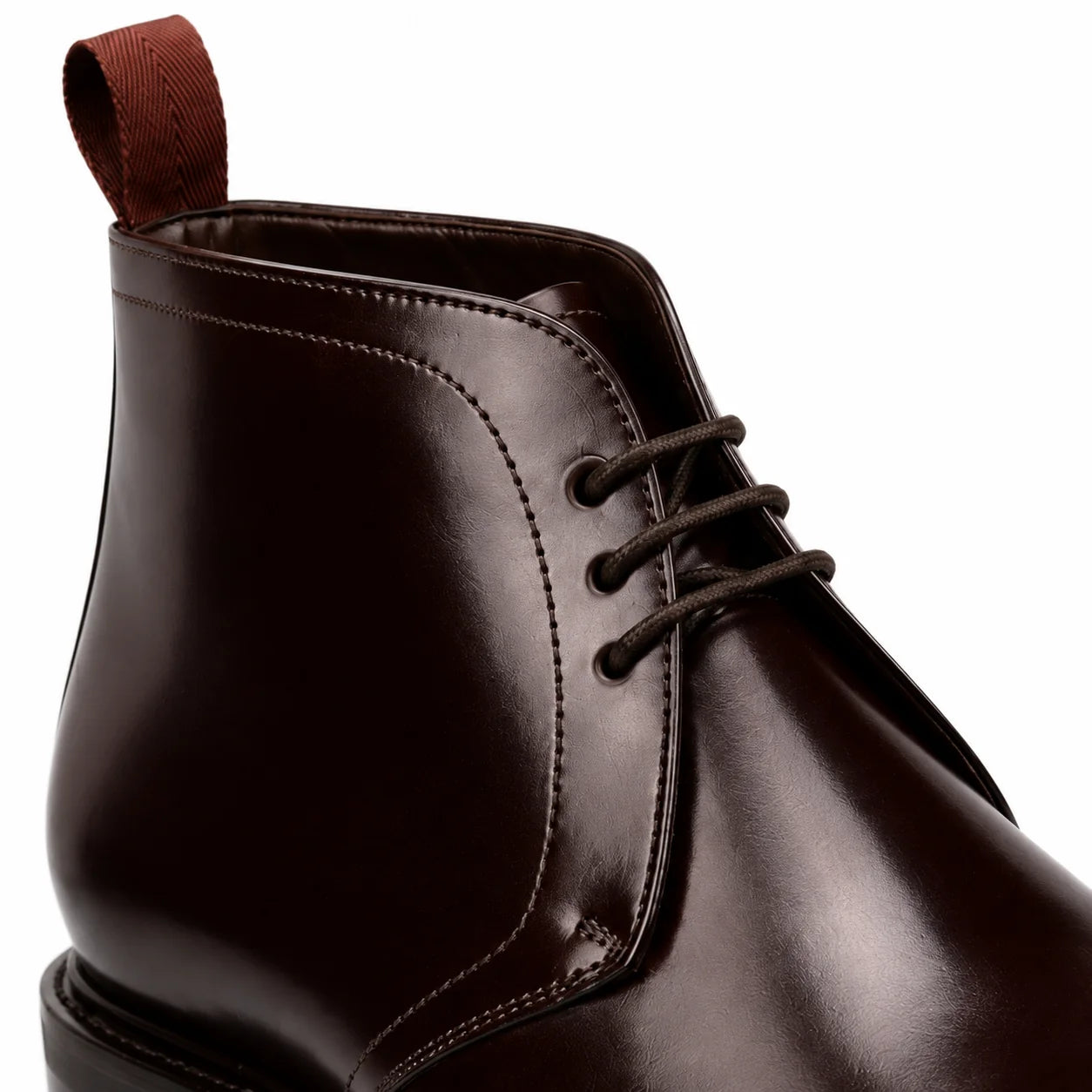 Bordeaux Leather Chukka Boots