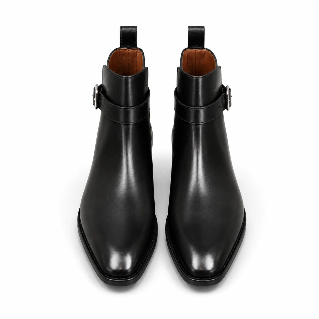 Sterling Black Leather Jodhpur Buckle Boot