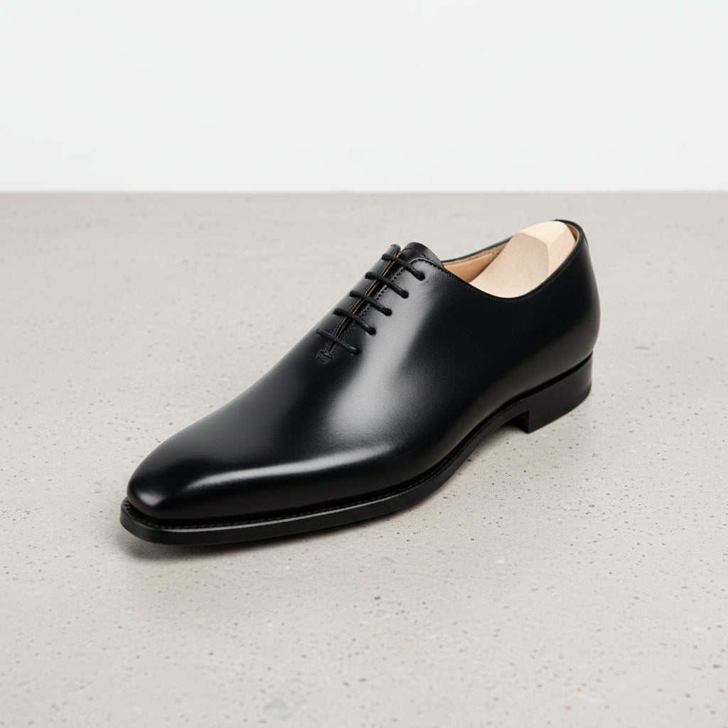 Formelle Oxford-Schuhe aus schwarzem Leder für Herren