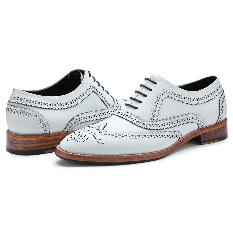 Wingtip Brogue Oxford- White in just €190.99