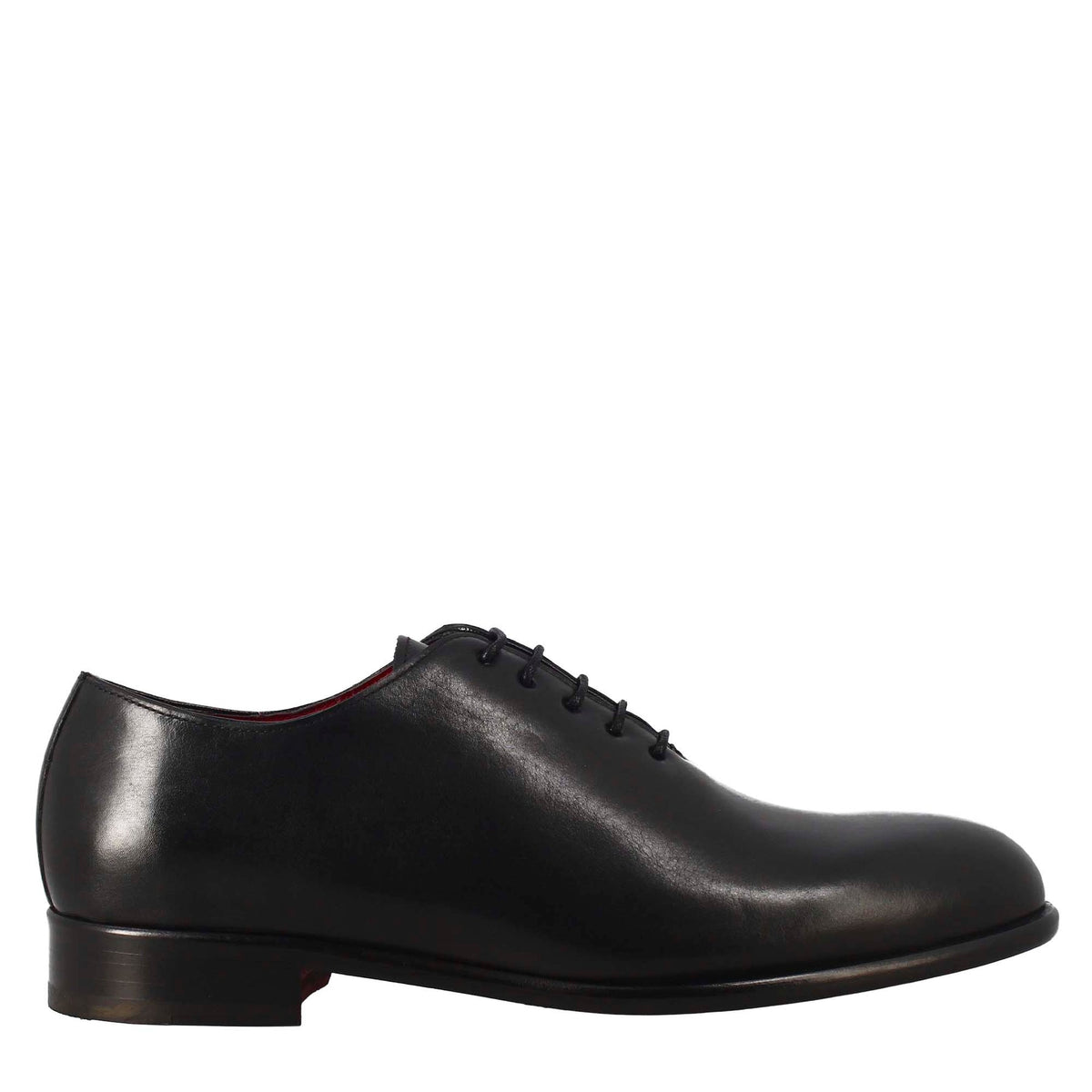 Men's elegant black wholecut leather oxford in just €189.99