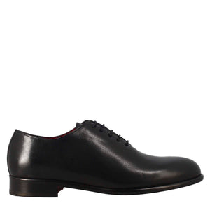 Men's elegant black wholecut leather oxford in just €189.99