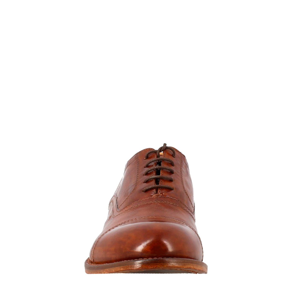 Men's elegant vintage brown oxford shoe in leather in just €189.99