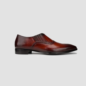 Men's tan Leather Loafers