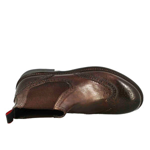 Candy ankle boot for men in bronze-coloured washed leather in just €199.99
