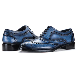 Wingtip Brogue Oxford- Navy in just €184.99