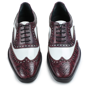 Spectator Wingtip Oxford - Purple & White in just €184.99