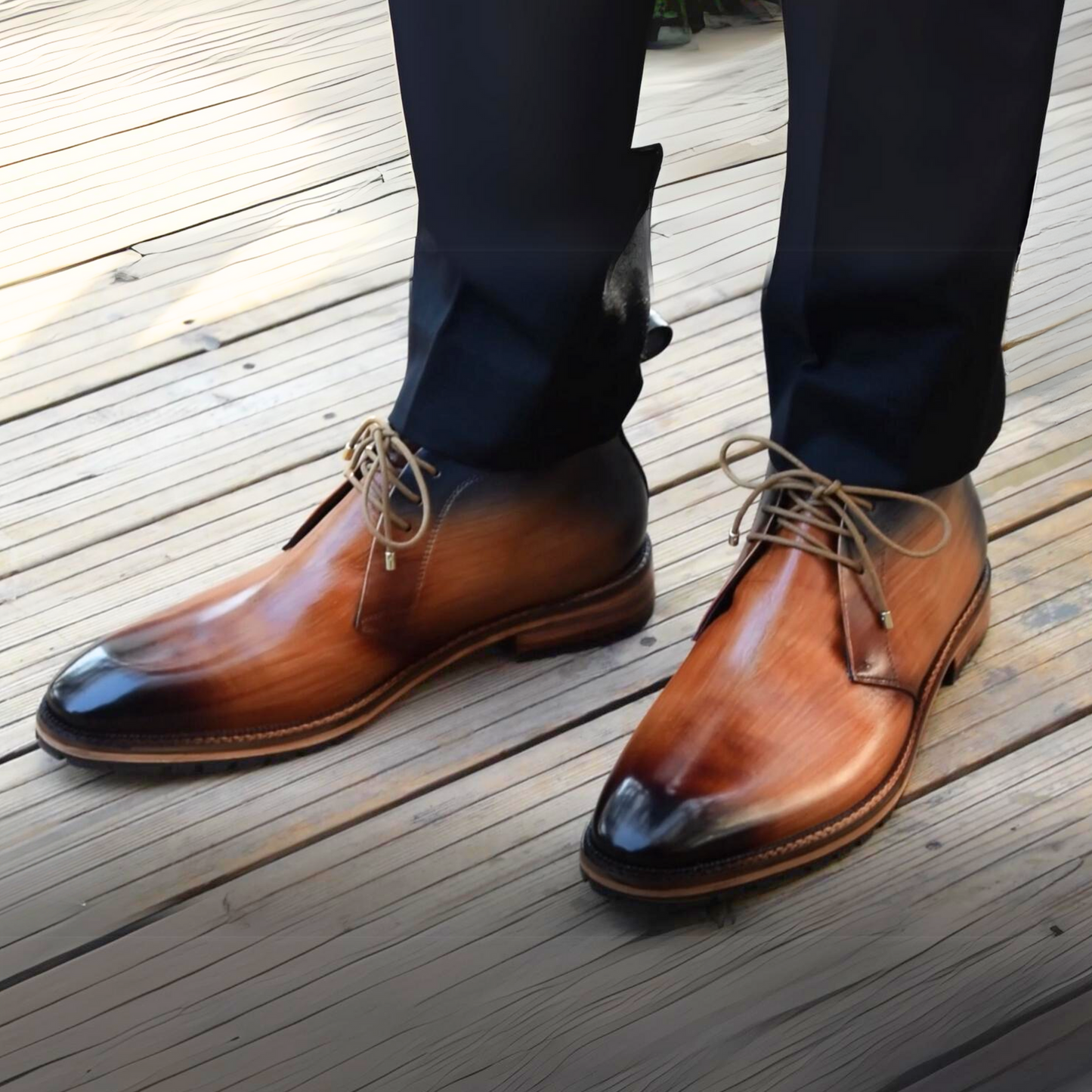 Classic Chukka Boots- Tan