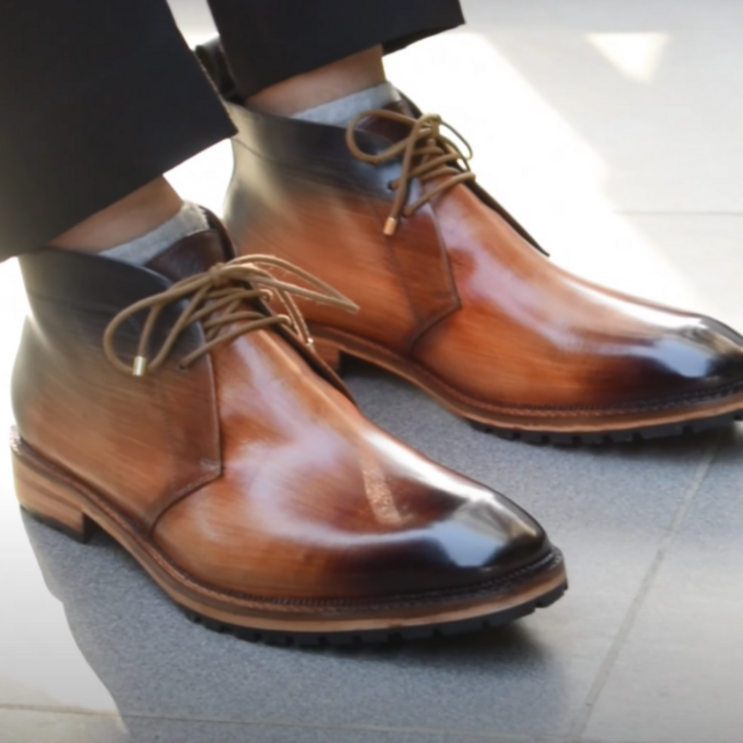 Classic Chukka Boots- Tan