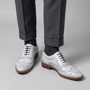 Wingtip Brogue Oxford- White in just €190.99