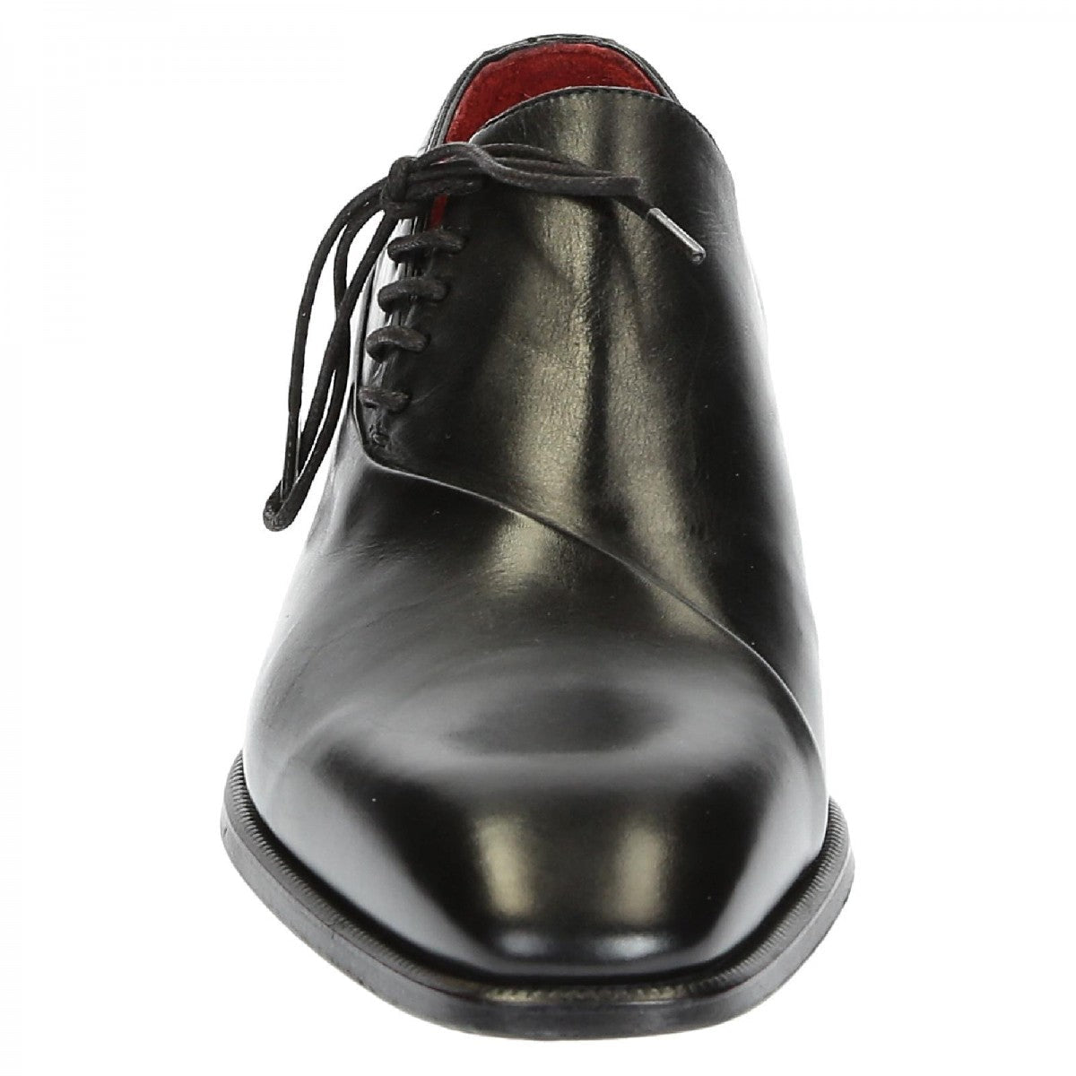 Chaussures richelieu élégantes pour hommes en cuir noir